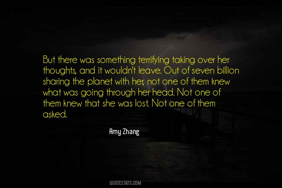 She Was Lost Quotes #822635