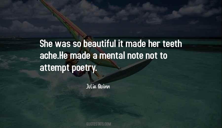 She Was So Beautiful Quotes #1008543