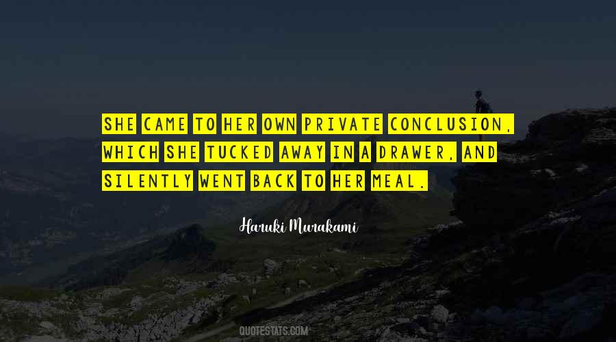 She Went Away Quotes #85294