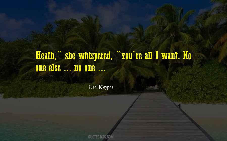 She Whispered Quotes #1199690