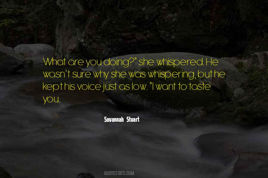 She Whispered Quotes #1353924