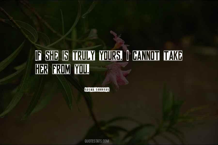 She Yours Quotes #505087