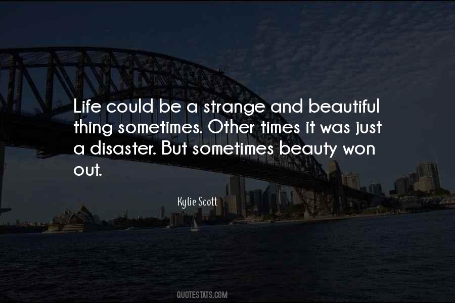 She's A Beautiful Disaster Quotes #234861