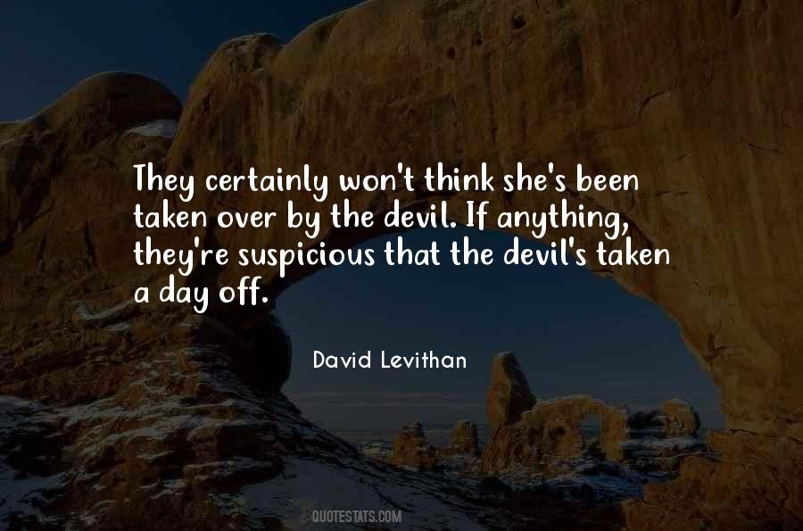 She's A Devil Quotes #1164546