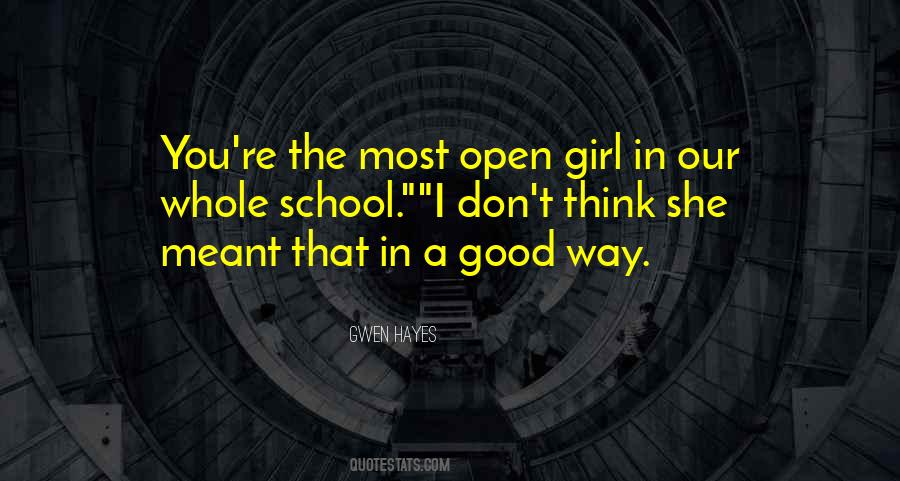 She's A Good Girl Quotes #1496060