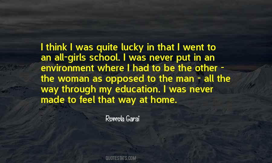 She's A Lucky Girl Quotes #610001