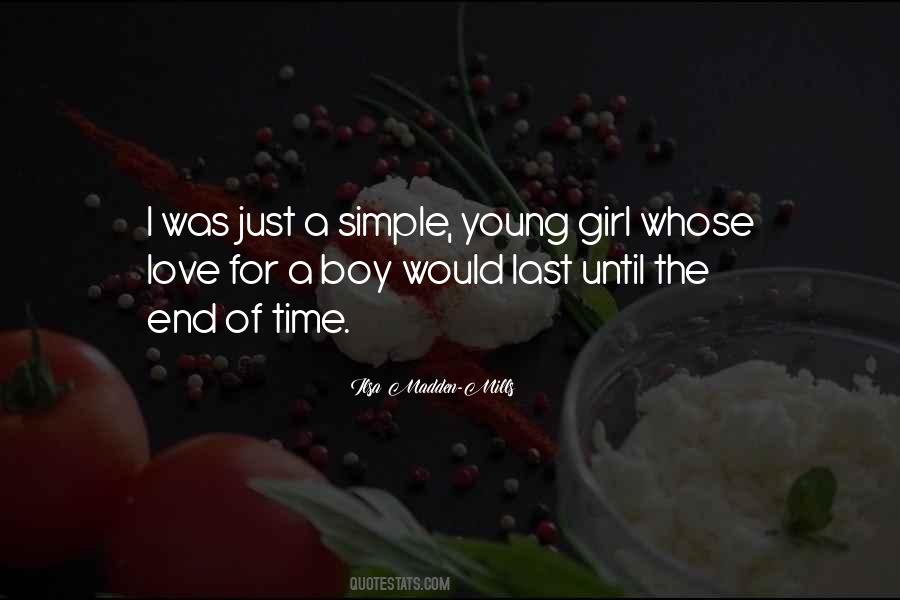 She's A Simple Girl Quotes #1715249