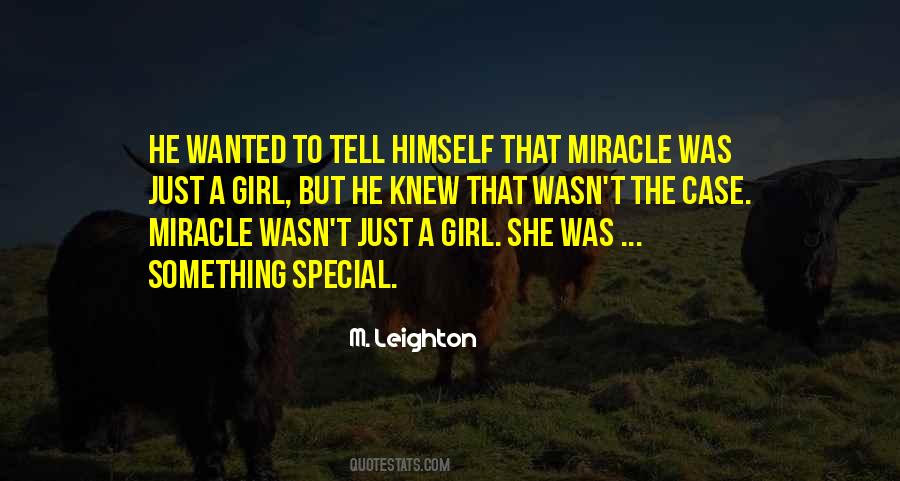 She's A Special Girl Quotes #106941