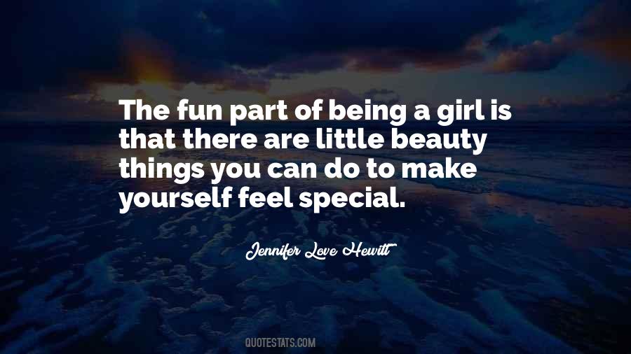 She's A Special Girl Quotes #1626526