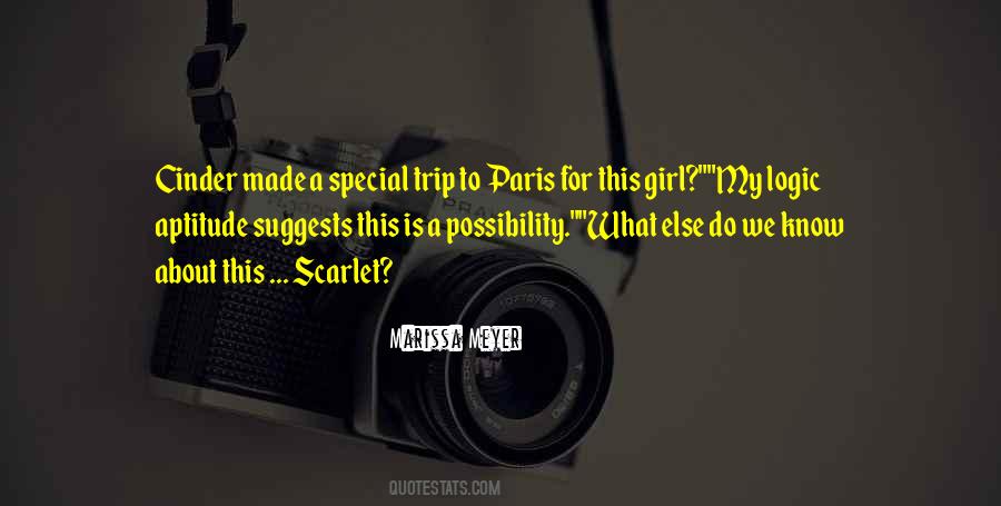 She's A Special Girl Quotes #991051