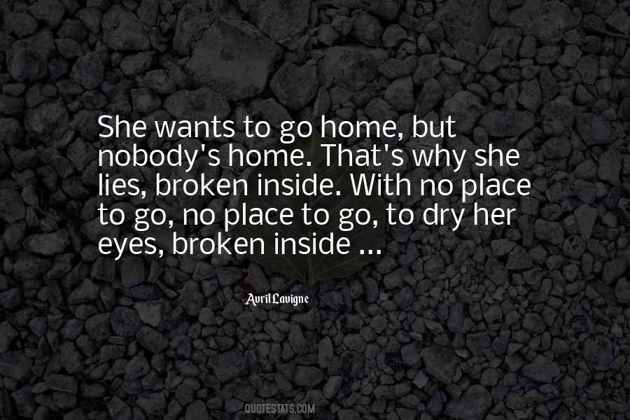 She's Broken Inside Quotes #1620797