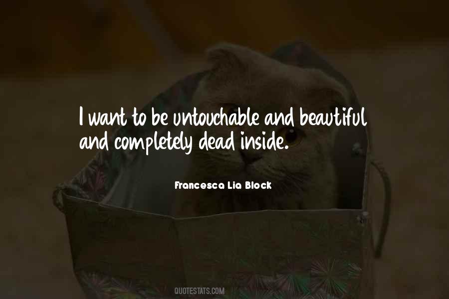 She's Dead Inside Quotes #263501