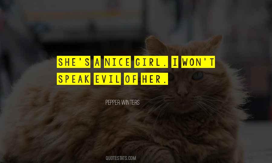 She's Evil Quotes #237298