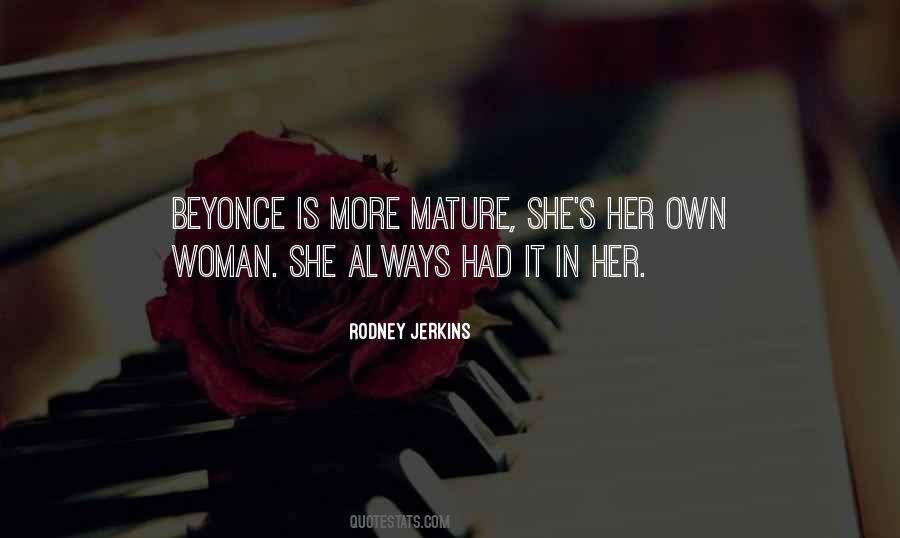 She's Her Own Woman Quotes #1088323
