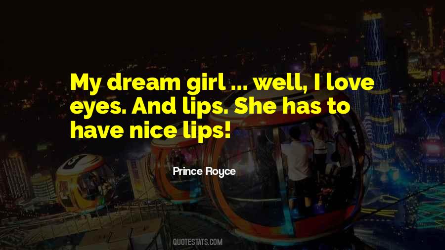 She's My Dream Girl Quotes #1711208