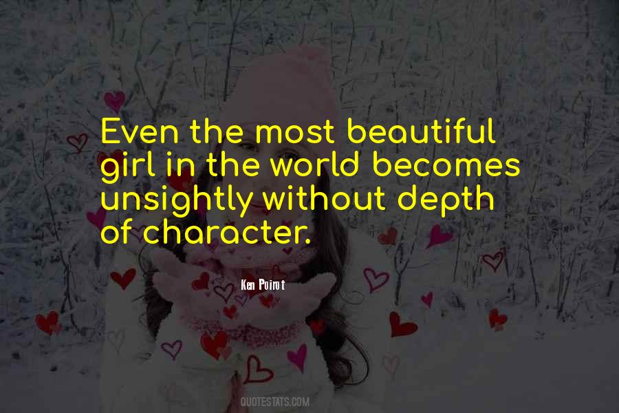 She's The Most Beautiful Girl In The World Quotes #1419442