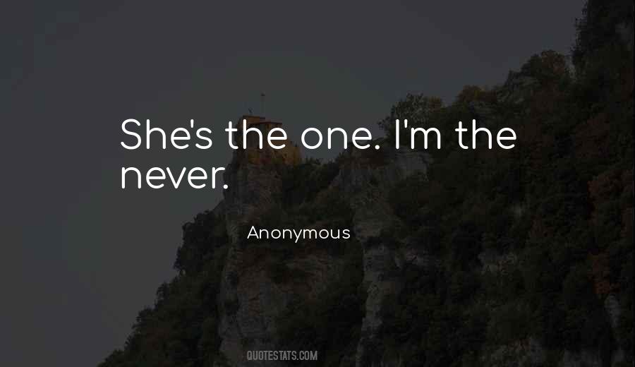 She's The One Quotes #106460