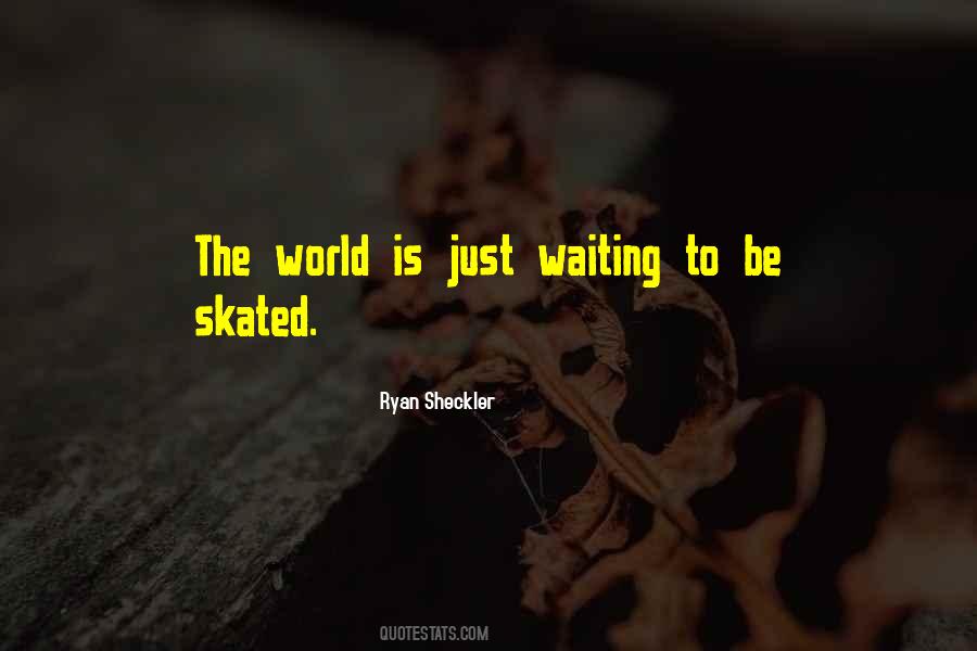 Sheckler Quotes #1254017