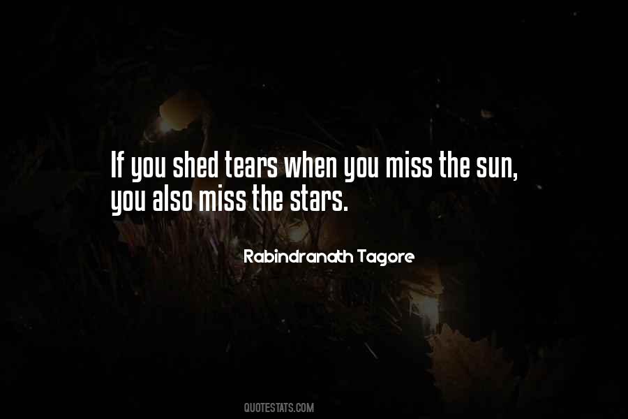 Shed Tears Quotes #430908