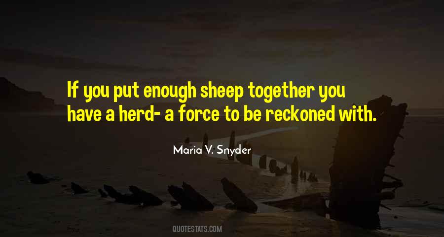 Sheep Herd Quotes #499606