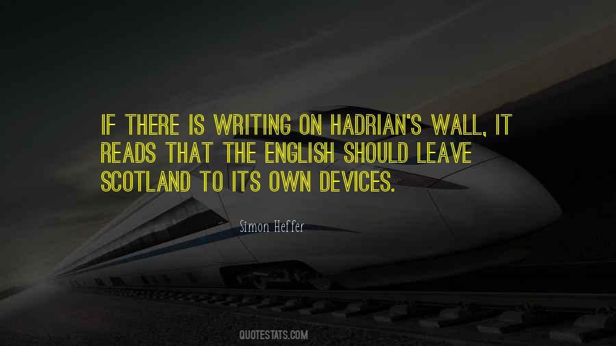 Quotes About Hadrian #1741345