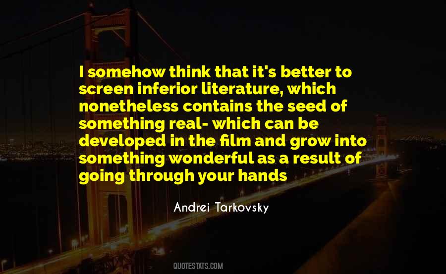 Quotes About Tarkovsky #671748