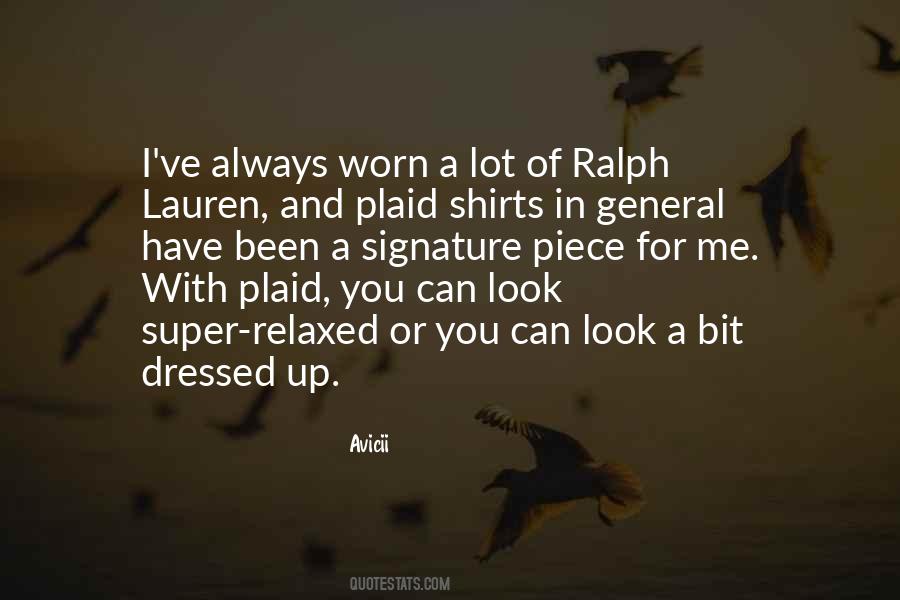 Quotes About Ralph Lauren #1515902