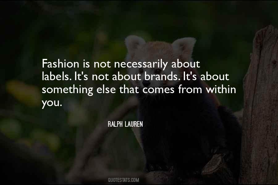 Quotes About Ralph Lauren #193304