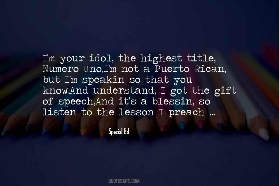 Quotes About Special Ed #362381