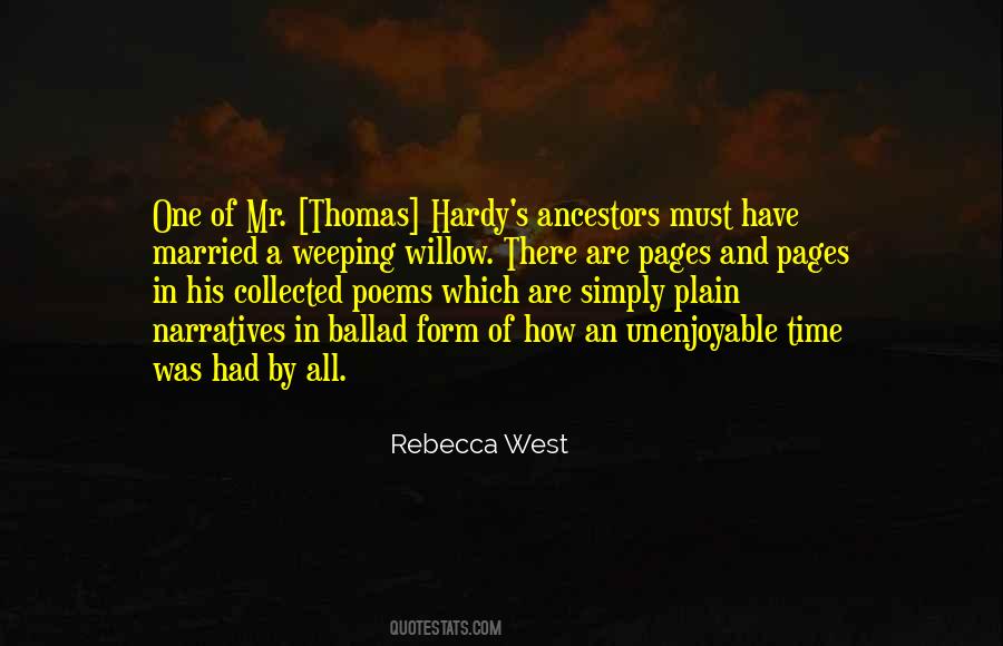 Quotes About Thomas Hardy #315723