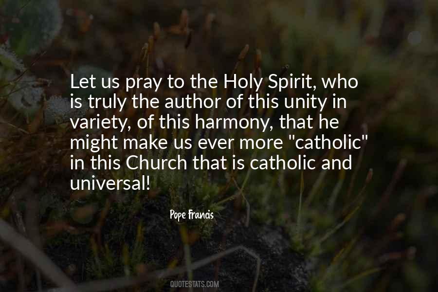 Quotes About Unity In The Church #1748823