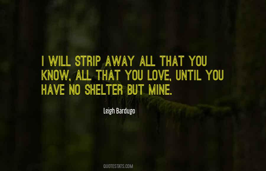 Shelter Love Quotes #421504