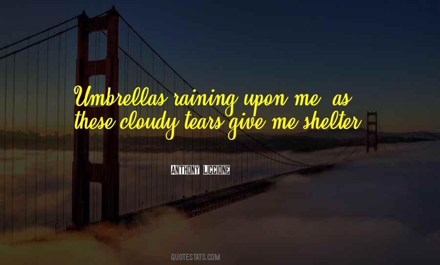 Shelter Me Quotes #1445561