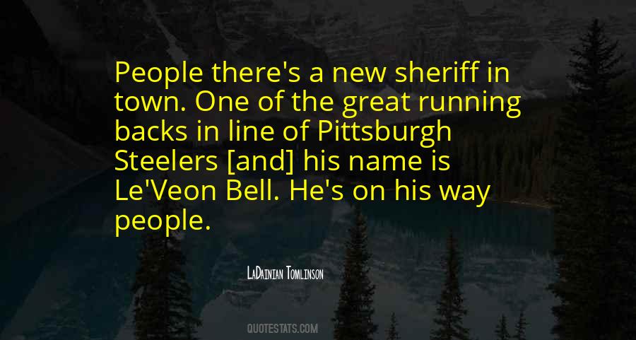 Sheriff In Town Quotes #979528