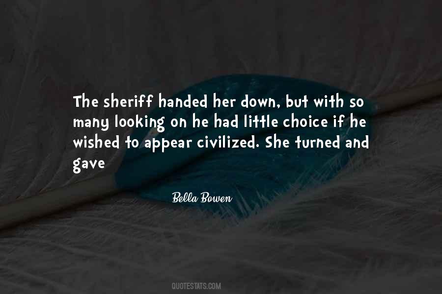 Sheriff Quotes #530135
