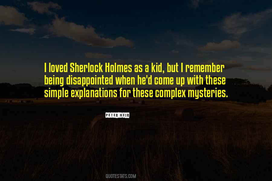 Sherlock Holmes Tv Quotes #206499