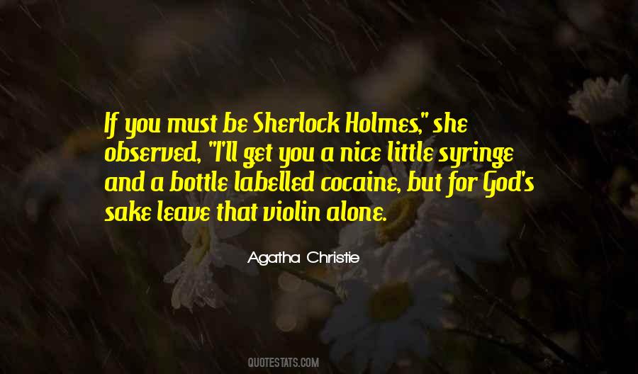 Sherlock Holmes Violin Quotes #97325