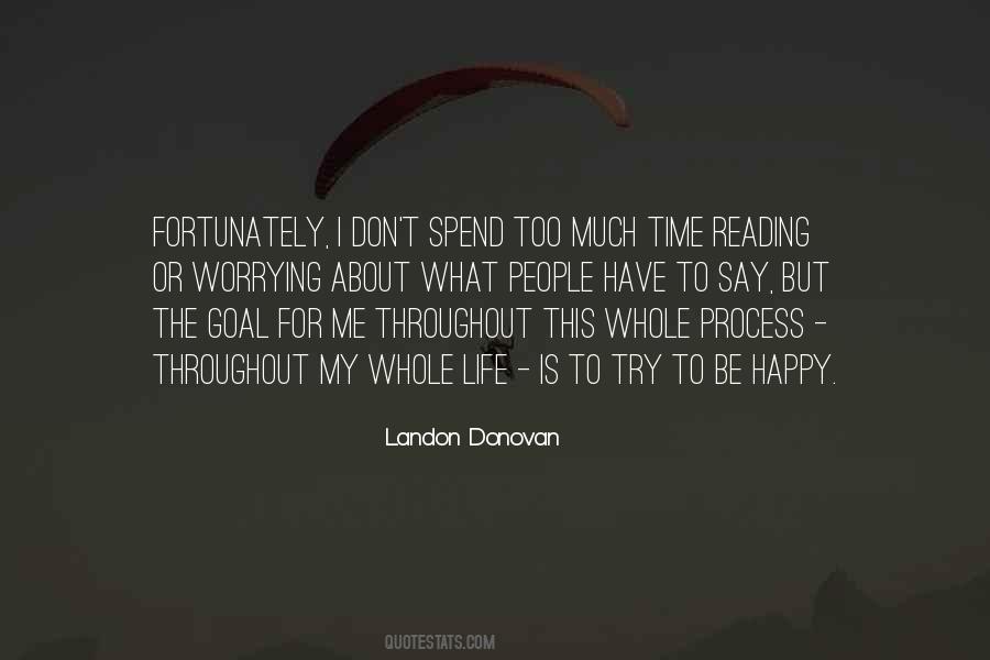 Quotes About Landon Donovan #1387648