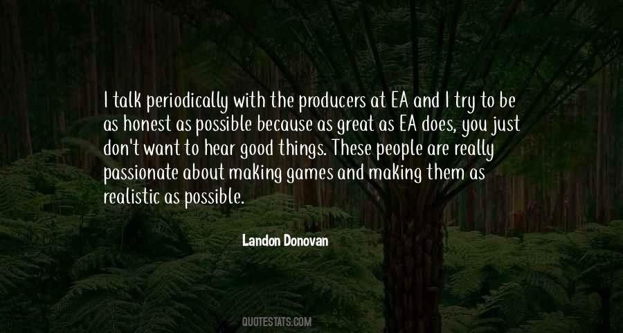 Quotes About Landon Donovan #1463132