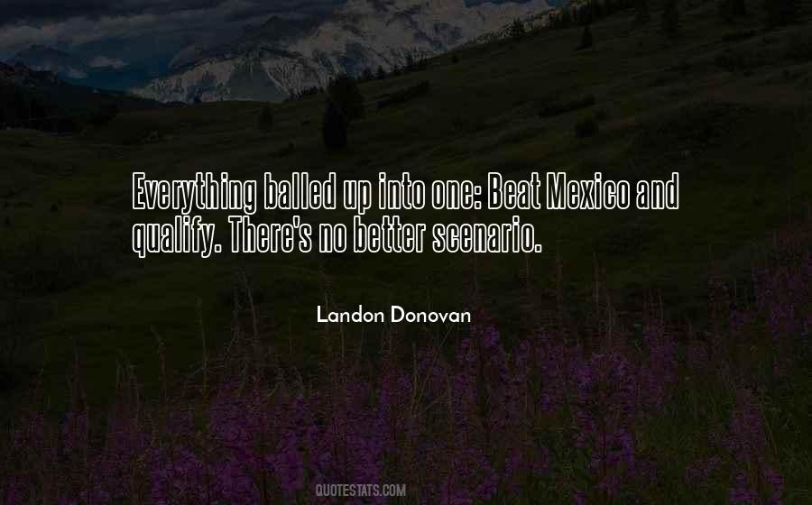 Quotes About Landon Donovan #149404