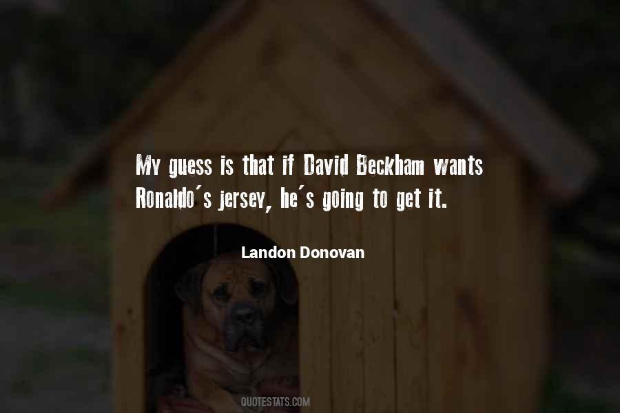 Quotes About Landon Donovan #1777906