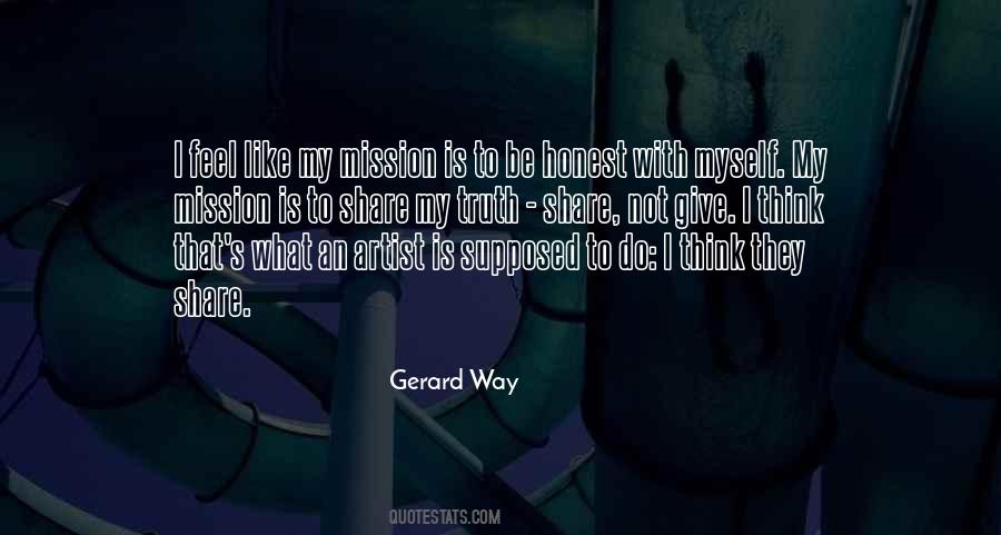 Quotes About Gerard Way #152938