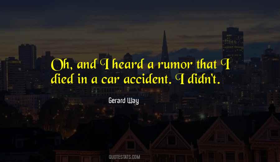 Quotes About Gerard Way #781363