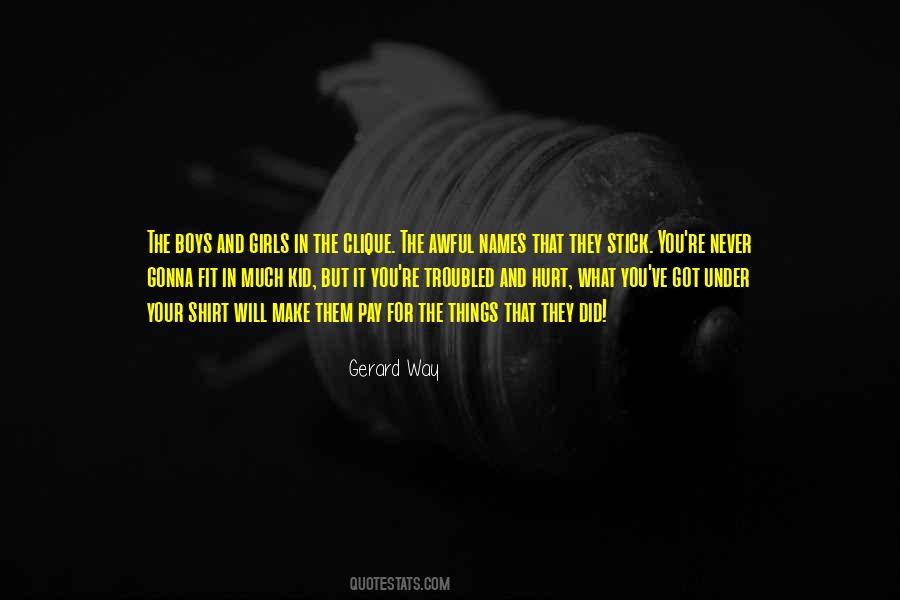 Quotes About Gerard Way #846443