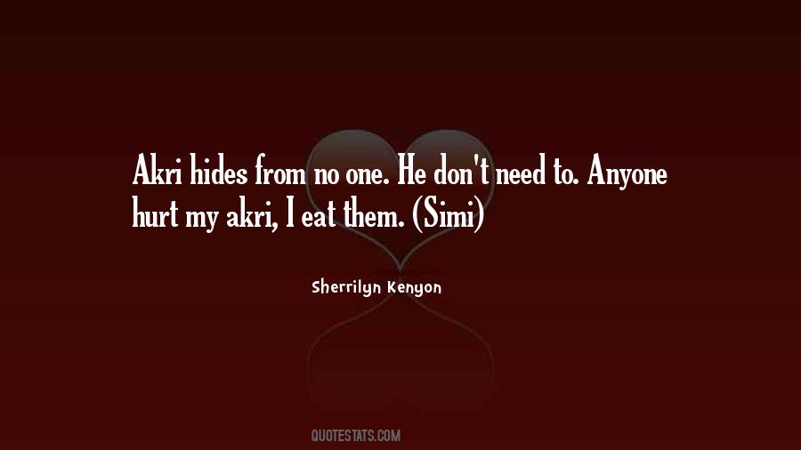 Sherrilyn Kenyon Simi Quotes #1016418