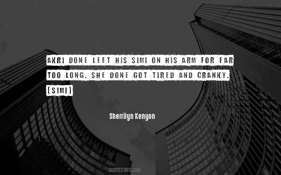 Sherrilyn Kenyon Simi Quotes #1622728