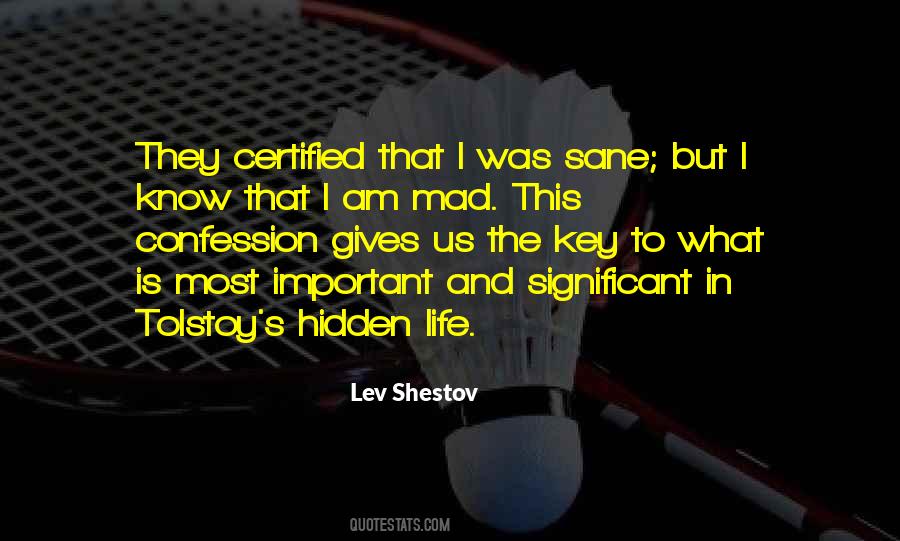 Shestov Quotes #41983