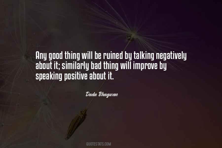 Quotes About Bad Talking #1426229