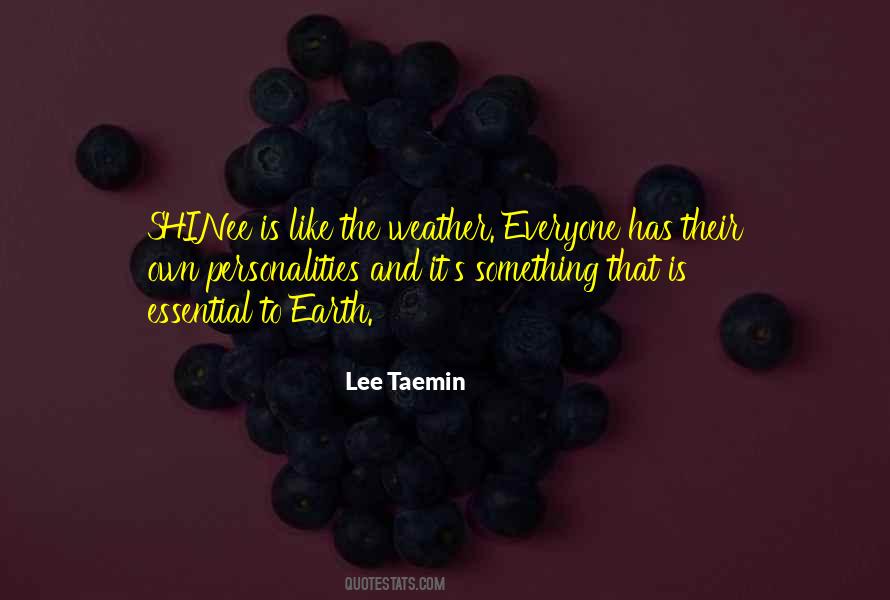 Shinee Lee Taemin Quotes #653476