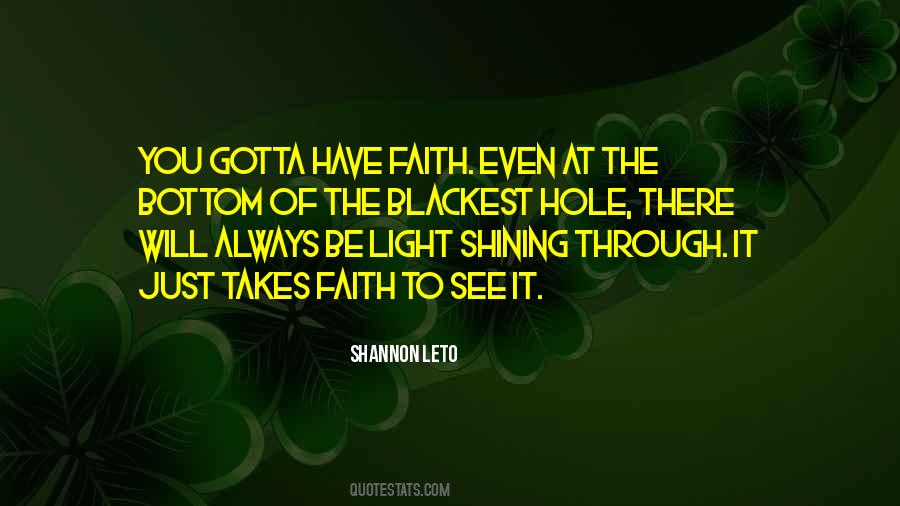 Shining Light Quotes #369665